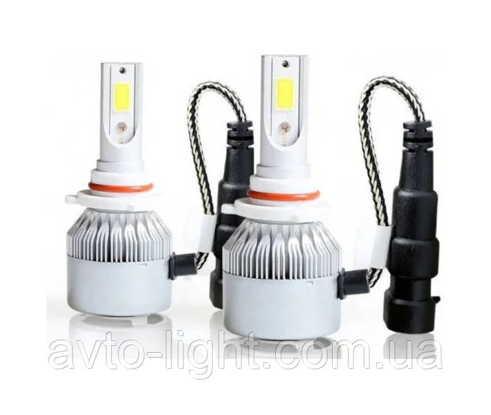 LED лампи C6 HB3/HB4 кулер (2шт)
