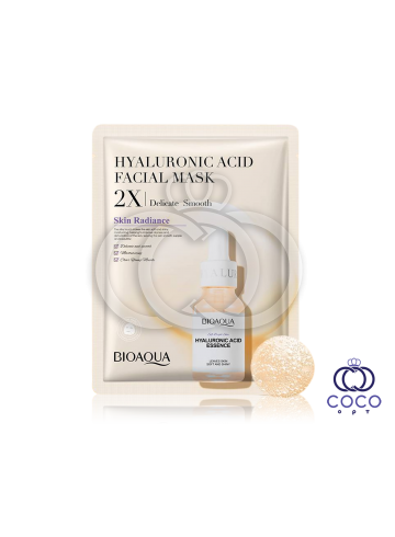 Маска тканинна для обличчя BIOAQUA Hyaluronic Acid Facial Mask з гіалуроновою кислотою 30 г, фото 1