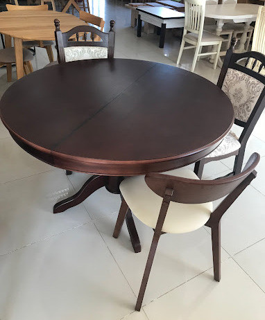 Круглий кухонний стіл К-3 GOOD WOOD Руськополянський Меблевий Комбінат Явір