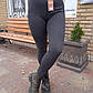 Жіночі теплі лосіни з начосом "Рубчик" Art: 1038, фото 6