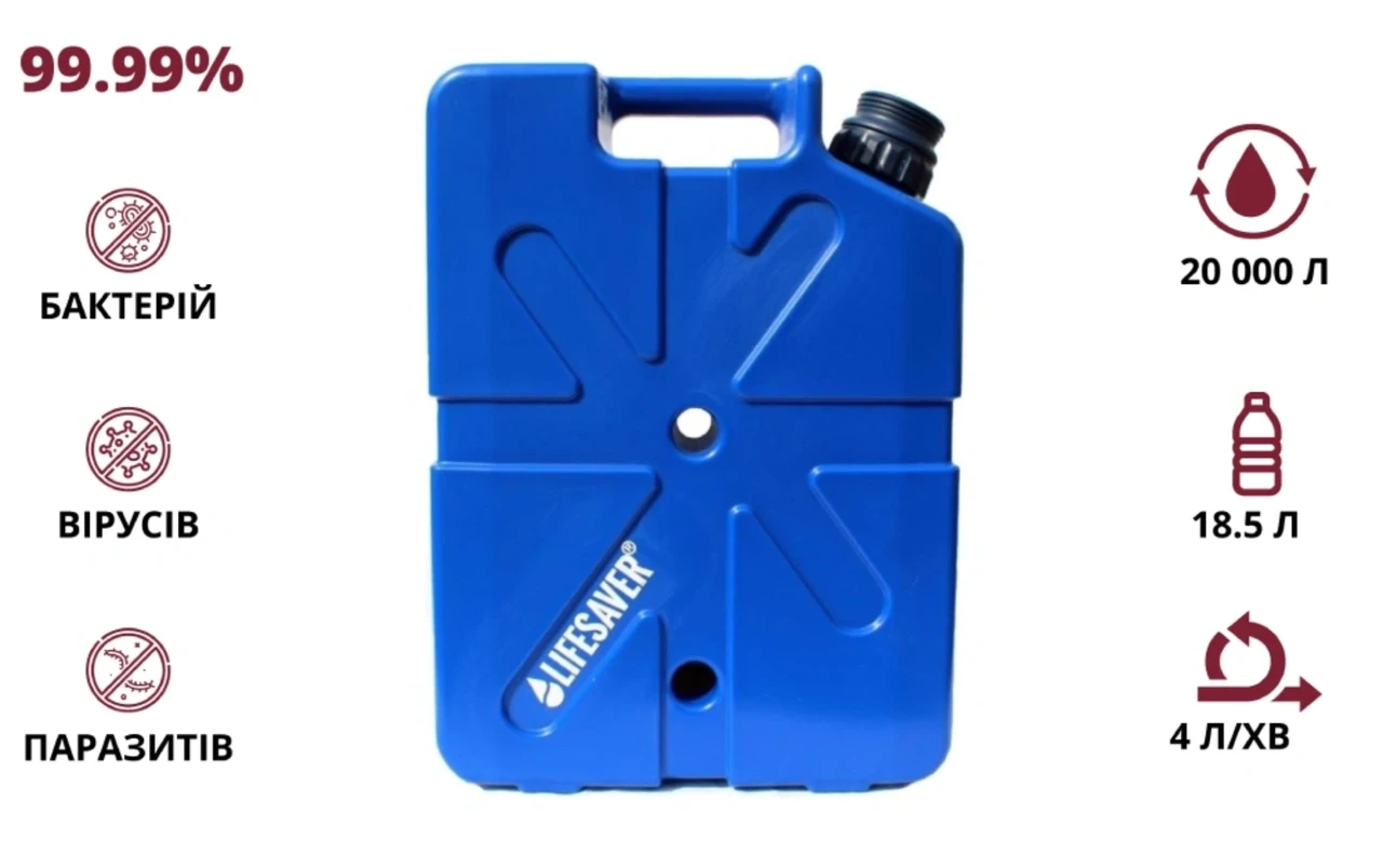 Очищувач води LifeSaver Jerrycan Dark Blue