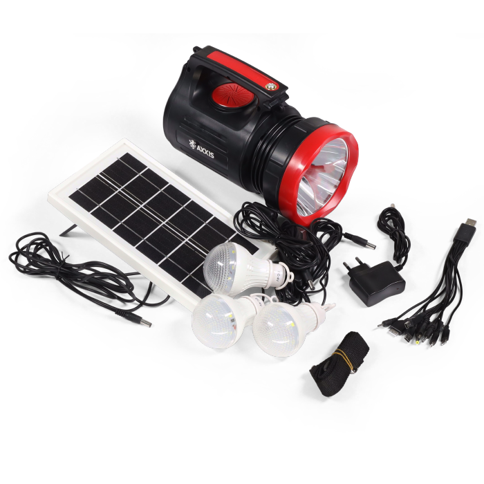 Акумуляторний ліхтар power bank 7000 мАг AXXIS AX-805 з потужністю 5Вт LED + 22SMD
