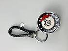 Брелок у вигляді диска колеса, брелок на ключі для водія, брелок металевий на авто ключі, фото 7