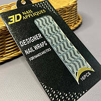 Наклейка для ногтей, 3D готовый маникюр (Z-059) КР