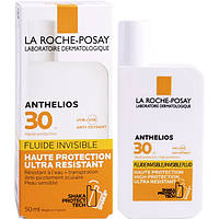 Ля Рош Позе Антгелиос Флюид (La Roche-Posay Anthelios FLUIDE INVISIBLE) SPF50, 50мл- флюид для лица.Франция..