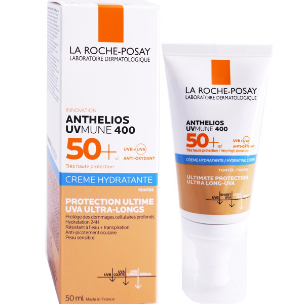 La Roche-Posay Anthelios HYDRATANTE TEINTEE ) SPF50, 50 мл — захист від сонця для обличчя.Франція.