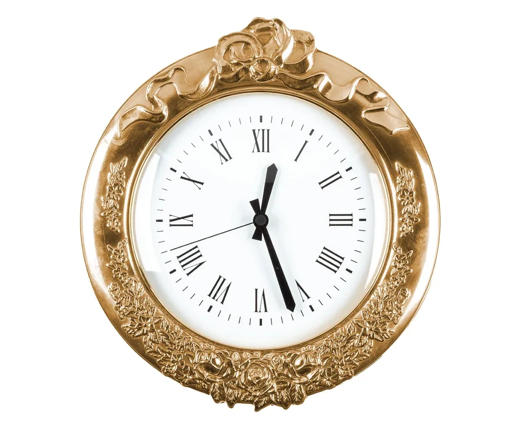 Настінний годинник із латуні 13,5х47 см Stilars Італія 1187