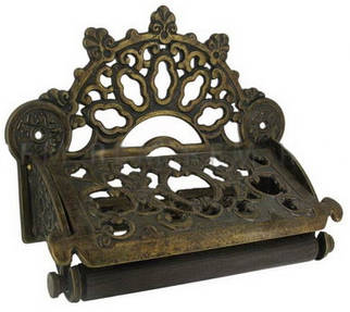 Підставка для паперових рушників із зістареної латуні 30х22см Stilars Италия 131034