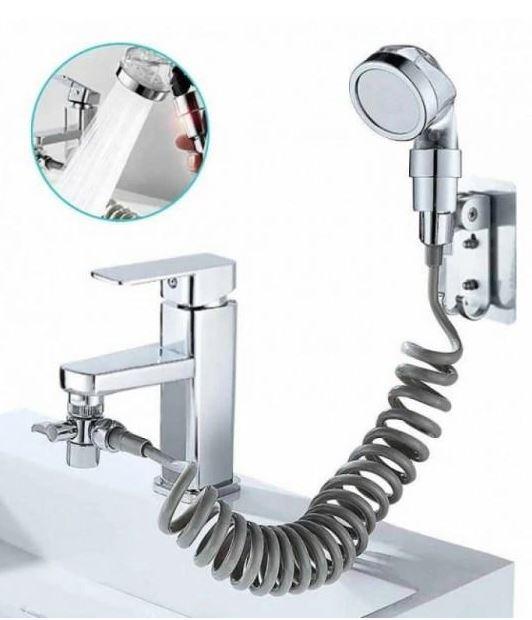 Душова система на умивальник External Shower з турманіловою насадкою для душу