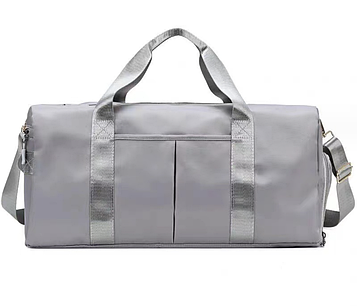 Сумка спортивна з кишенею для взуття 31л | 50*26*24 Сірий