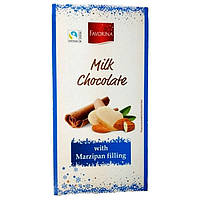 Марципан в молочном шоколаде Favorina Milk Chocolate with Marzipan Filing 140г Германия