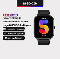 Умные смарт часы 2023 года .Zeblaze Btalk Lite. Мониторинг здоровья. Украинский язык. Смарт вотч