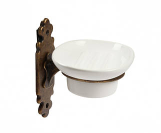 Мильниця зі зістареної латуні 15х14 см Stilars Італія 131247