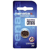 Батарейка RENATA Lithium CR1616 3V, дискова