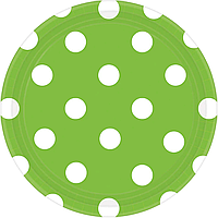 Фольгированный шарик Anagram 18"(45 см) Круг "Прозрачные круги" на салатовом