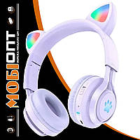 Bluetooth Stereo Hoco W39 Cute Cat Ear violet