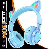 Bluetooth Stereo Hoco W39 Cute Cat Ear blue