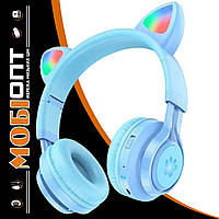 Навушники Bluetooth Stereo Hoco W39 Cute Cat Ear blue