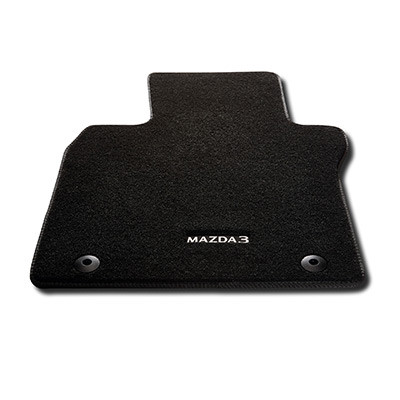 Килимки ворсові з логотипом Mazda 3 (комплект 4 штуки) Floor mats "Standard", BDELV0320A