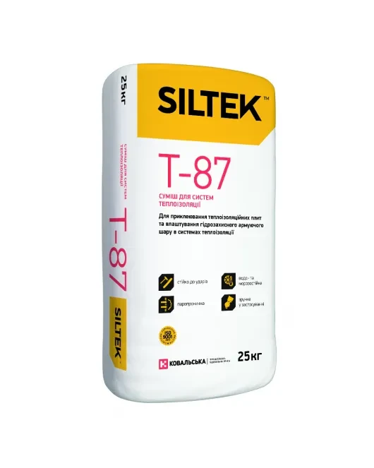 Т-87 (25кг) Суміш армуюча для теплоизоляцииSiltek