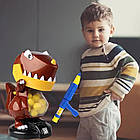Повітряний тир Дракон з пістолетом Cute dragon, від батарейок / Дитячий ігровий набір з цифровим дисплеєм, фото 2