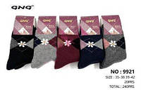 Шкарпетки жіночі GNG 9921 сер. ангора з махрою різні кольори р.35-38/39-42 (уп.20 пар)