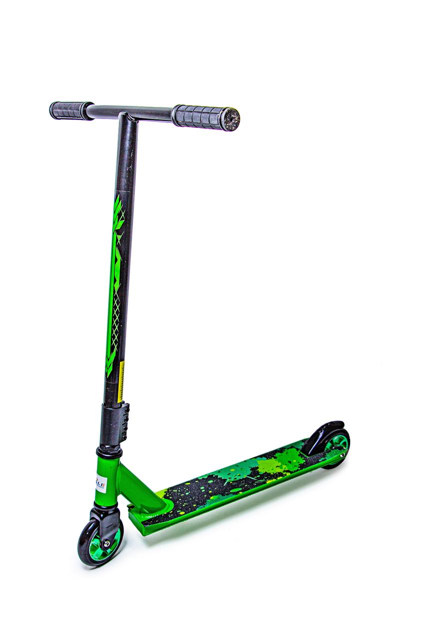 Труковий самокат ACTIVE Scale Sports. Підшипники ABEC-9. Зелений колір