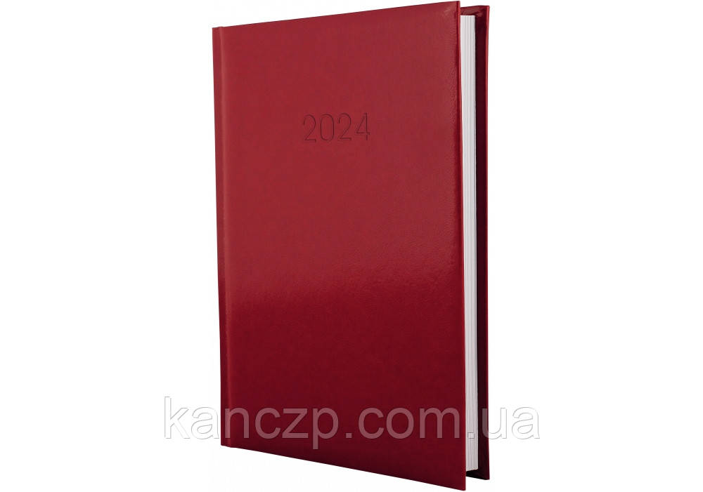 Щоденник датований 2024, FLASH, червоний, А5