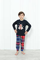 Пижамы для мальчика новогодний медведь Рождественское настроение Nicoletta Family look Merry Christmas 89946