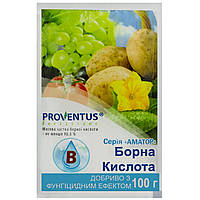 Удобрение Борная кислота 100 г Proventus