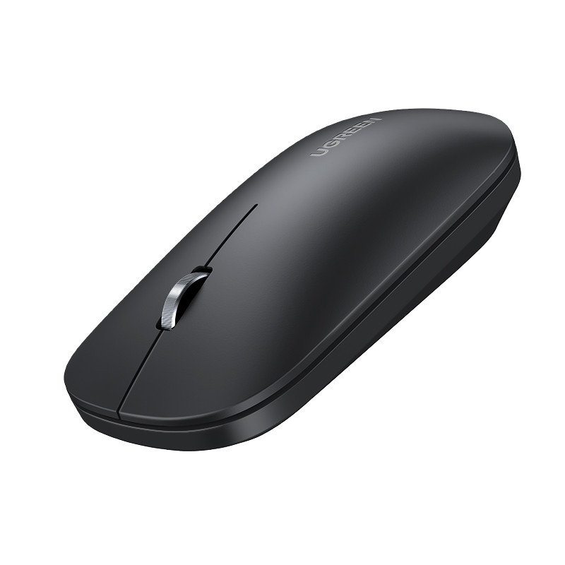 Бездротова комп'ютерна мишка безшумна UGREEN Portable Wireless Mouse (чорний) MU001, фото 1