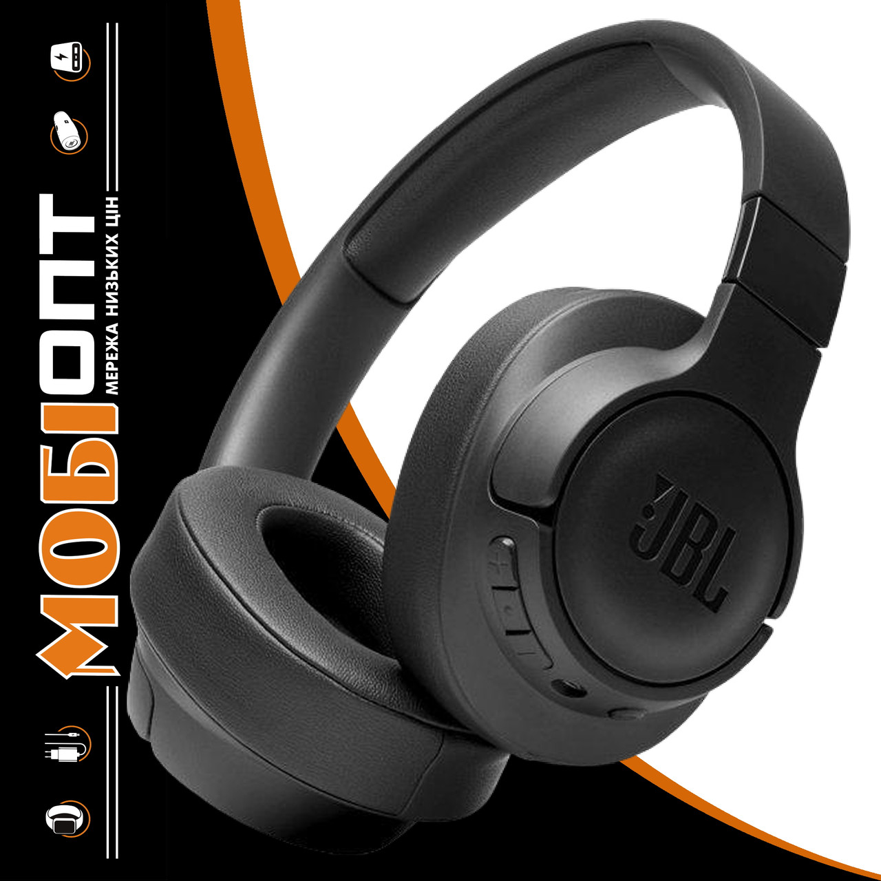 Навушники з мікрофоном JBL Tune 720BT Black (JBLT720BTBLK)