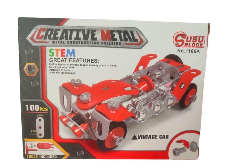 Конструктор металевий Старине авто, фото 1