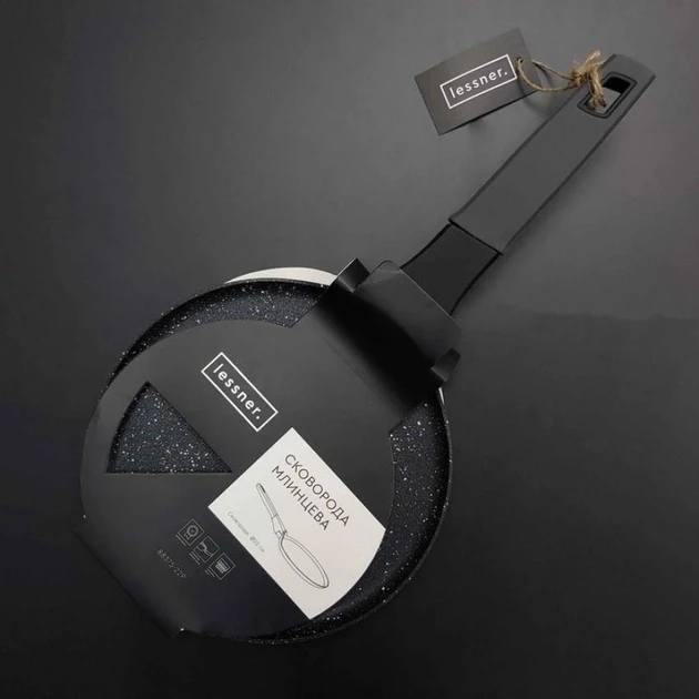 Сковорідка Stone Line Newn d-22 см для млинців з антипригарним покриттям Lessner 88375-22