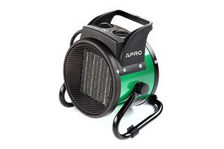 Тепловентилятор електричний обігрівач з керамічним нагрівачем EFH-20 170м³/год 2.0кВт APRO