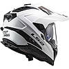 МОТОШОЛОМ ДУАЛСПОРТ LS2 MX701 EXPLORER SOLID КОЛІР GLOSS WHITE, фото 2