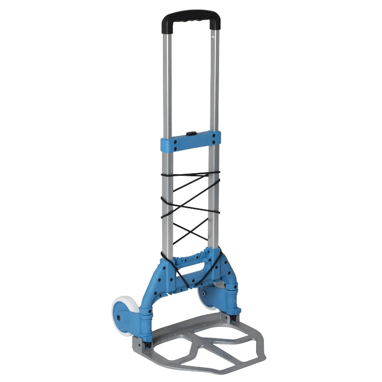 Візок господарський для дому та дачі Bo-Camp Trolley Foldable 75 kg Silver/Blue (5267283) Нідерланди