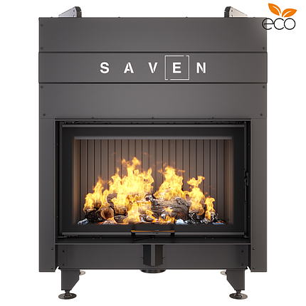 Камінна топка SAVEN Energy Up 80х50 Black (17,0 kW) ECO, фото 1