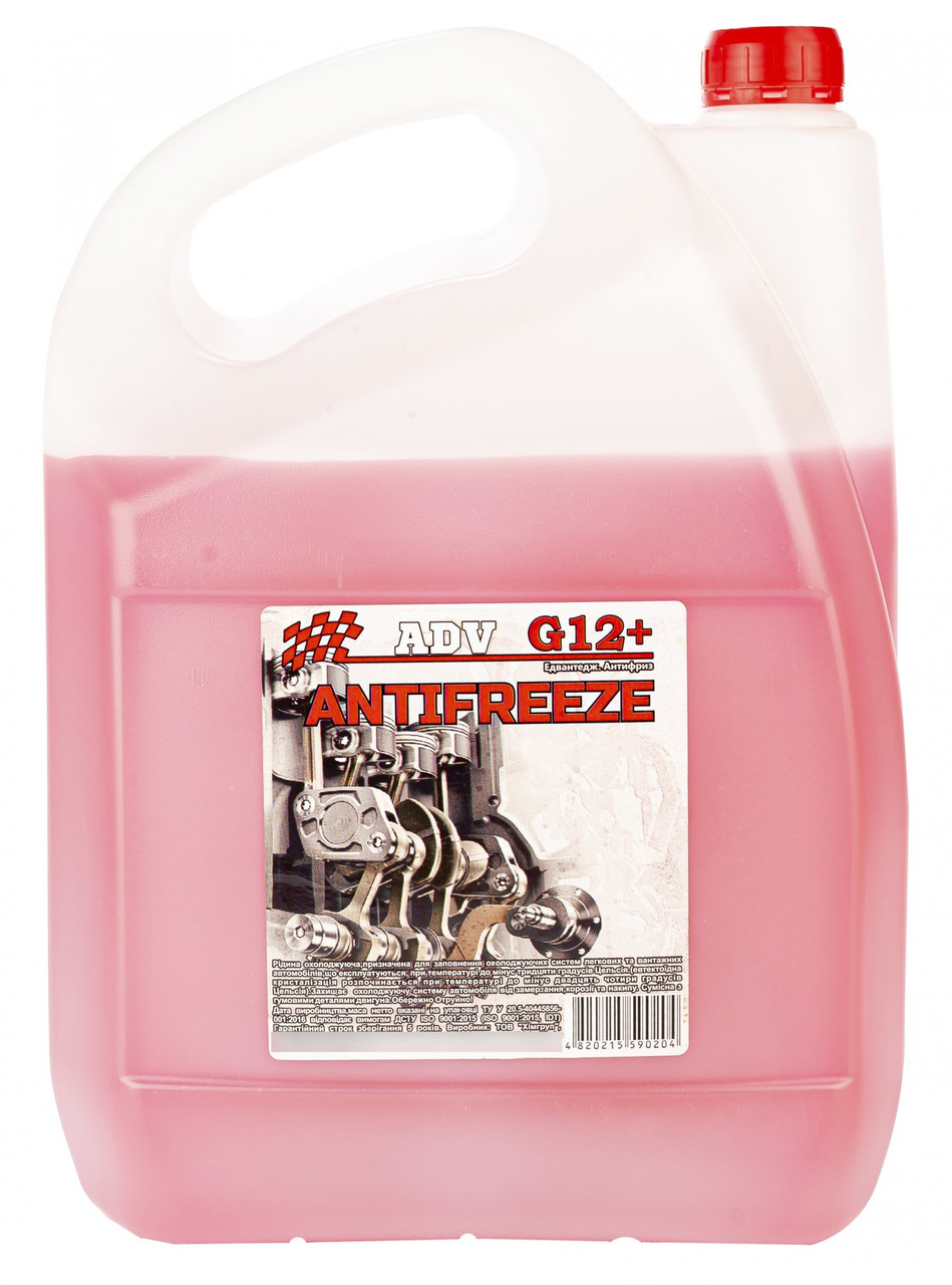 Антифриз G12+ (-30) Advantage червоний 10л