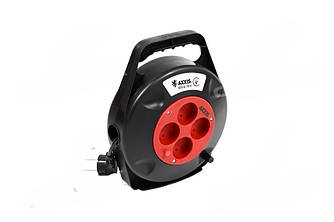 Удлинитель на катушке 10м с сечением провода 2х0,75мм2 ax-1277