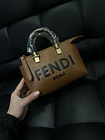 Fendi mini Brown женская сумочка
