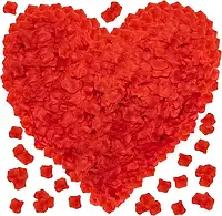 Темно-червоні шовкові пелюстки троянд Весільні квіткові прикраси 2200 шт