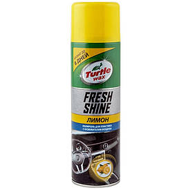 Поліроль пластику у спреї лимон Turtle Wax Fresh Shine 500мл