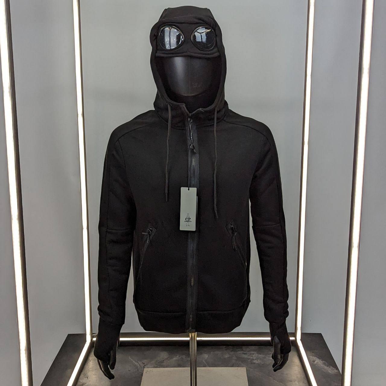 Чоловіча кофта на змійці CP Company CK7030 чорна