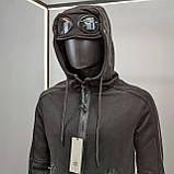 Чоловіча кофта на змійці CP Company CK7030 чорна, фото 8