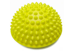 Півсфера масажна кіндербол EasyFit 15 см жорстка жовта