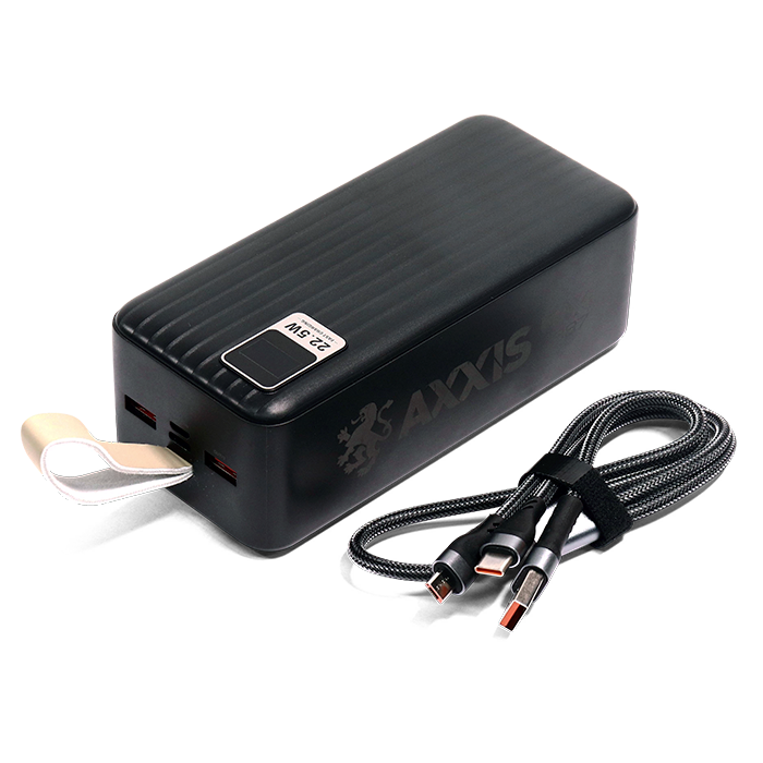 Повербанк 40000mAh, Ultra Fast Charge 5V3A + кабель зарядки