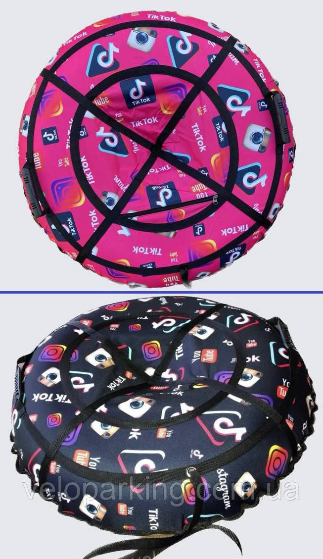 Тюбінг (ваташка) 100 см діаметр, з камерою та ручками, надувні санки 2024 Year