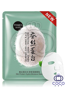 Увлажняющая тканевая маска для лица с шелком  Images Silk Protein Hydra Moisture Mask