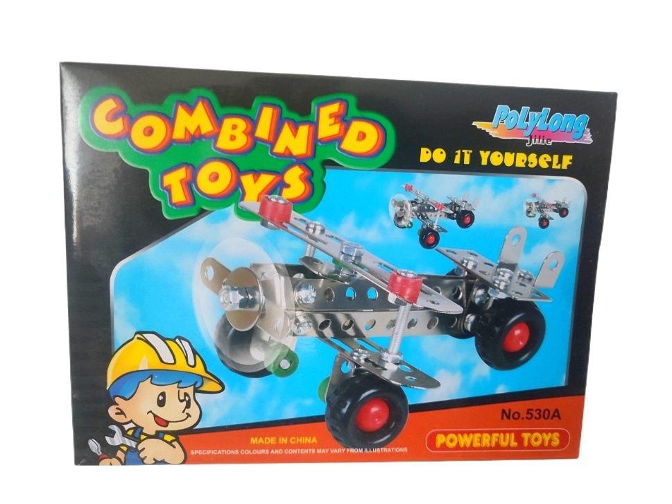 Уцінка.Конструктор металевий Літак.Складався один раз, фото 1